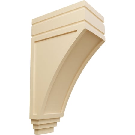 Ekena Millwork 5"W x 7 3/4"D x 14"H Large San Juan Wood Corbel, Maple CORW05X07X14SJMA
